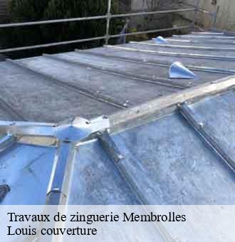 Travaux de zinguerie membrolles-41240 Louis couverture