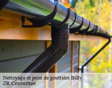 Entreprise de nettoyage et pose de gouttière siégée à Billy