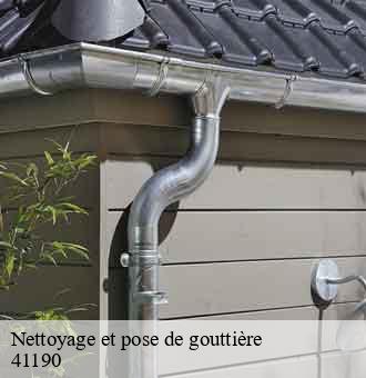 Nettoyage et pose de gouttière saint-etienne-des-guerets-41190 Louis couverture